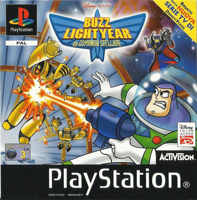 Buzz Lightyear: From Star Command (ITALIENISCH) (mit Originalverpackung) (gebraucht) AUSGEZEICHNETER ZUSTAND - PS1/PSONE (NEUSTART)