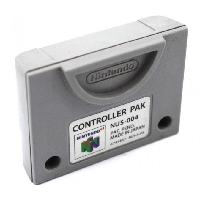 Original Nintendo Memory Pak / Memory Card #grau NUS-004 (Good Condition) (Used) - Nintendo 64 (RESTART)