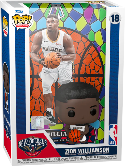 FUNKO CARD NBA Mosaic Pelicans Zion Williamson (18)