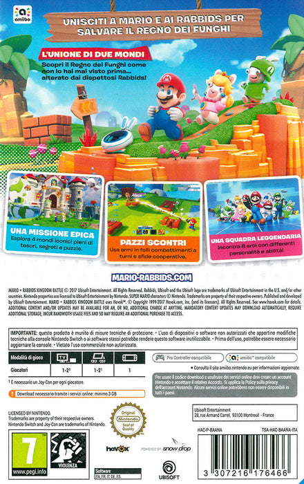 Mario + Rabbids Kingdom Battle (Code in Box) SWITCH