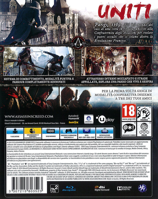 Assassin's Creed Unity - PS4