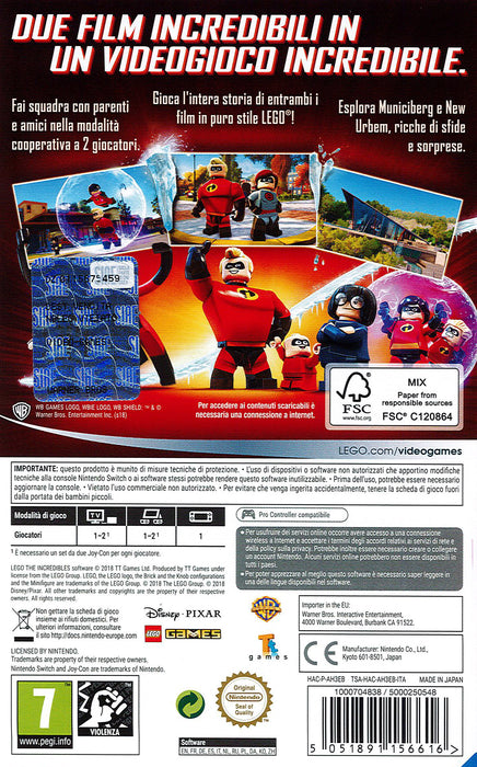 Lego Gli Incredibili - SWITCH