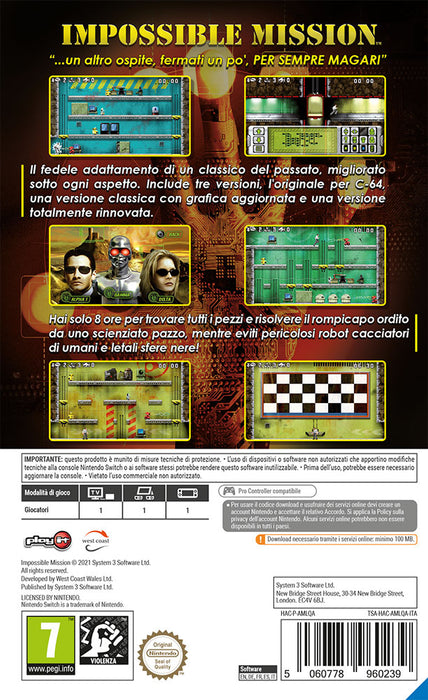 Playit Impossible Mission (CIAB) - Nintendo Switch