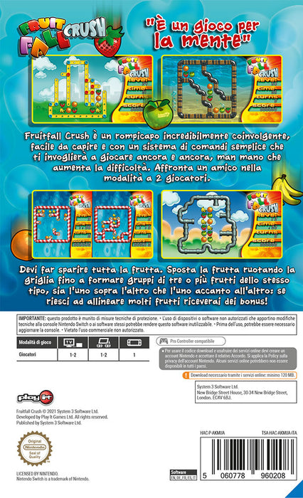Playit Fruitfall Crush (CIAB) - Nintendo Switch