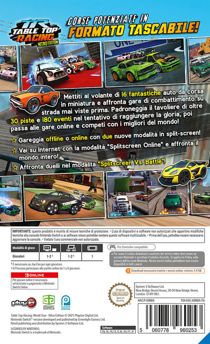 Playit Table Top Racing Nitro (CIAB) - Nintendo Switch