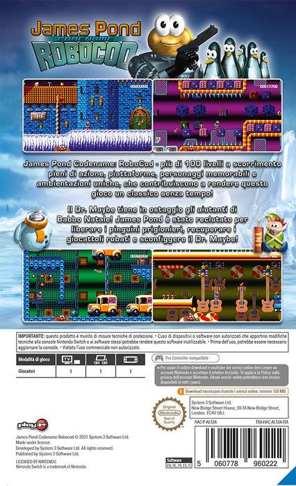 Playit James Pond 2 Cod. RoboCod (CIAB) - Nintendo Switch