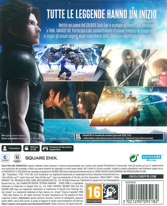 Crisis Core Final Fantasy VII Reunion - PS5