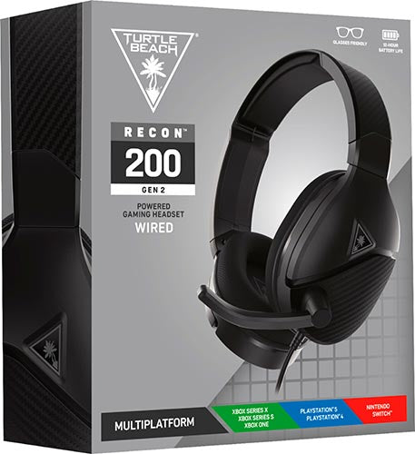 TURTLEBEACH Cuffie Recon 200 GEN2 Black