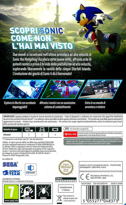 Sonic Frontiers - Nintendo Switch