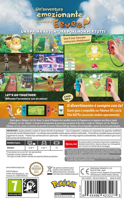 Pokemon Let's Go Eevee SWITCH