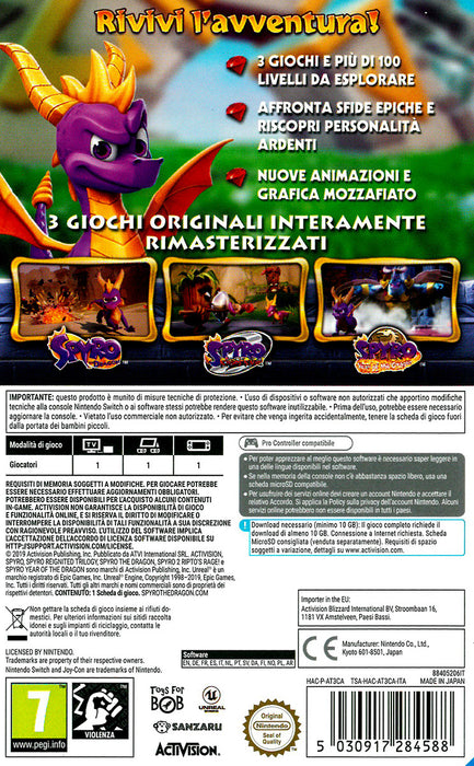 Spyro Reignited Trilogy - Switch