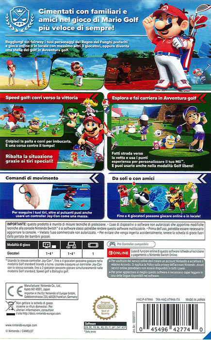 Mario Golf Super Rush Switch