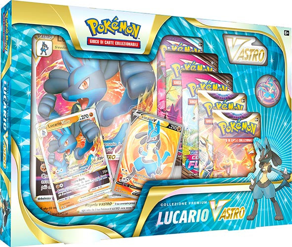 Pokemon Premium Box Lucario V-ASTRO: 3 spezielle Promokarten