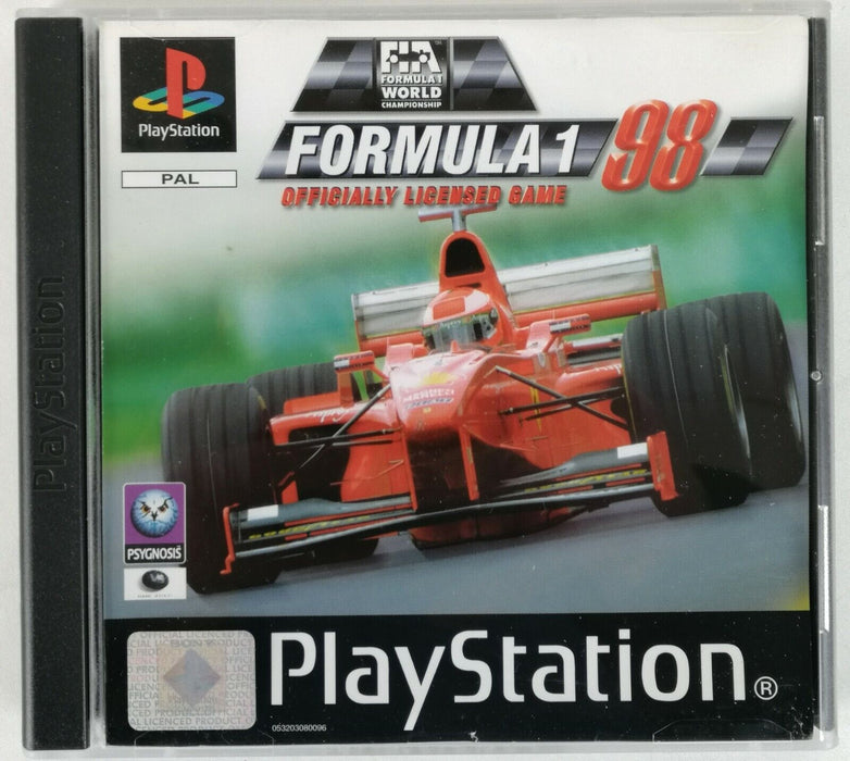 Formula 1 98 (ITALIANO) (con confezione originale) (usato) OTTIME CONDIZIONI - PS1/PSONE (RESTART)