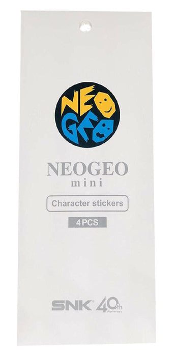 SNK NeoGeo mini Pocket Color character Sticker 4 sheets Game NEO-GEO Poster seal
