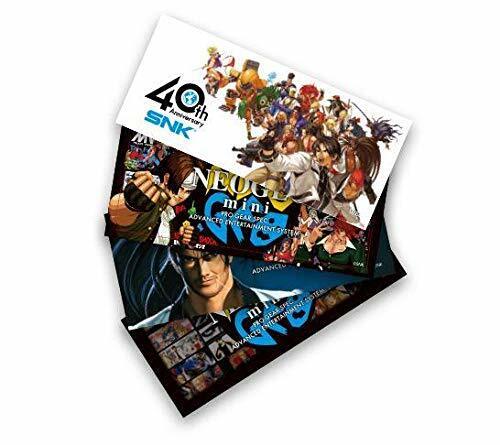 SNK NeoGeo mini Pocket Color character Sticker 4 sheets Game NEO-GEO Poster seal