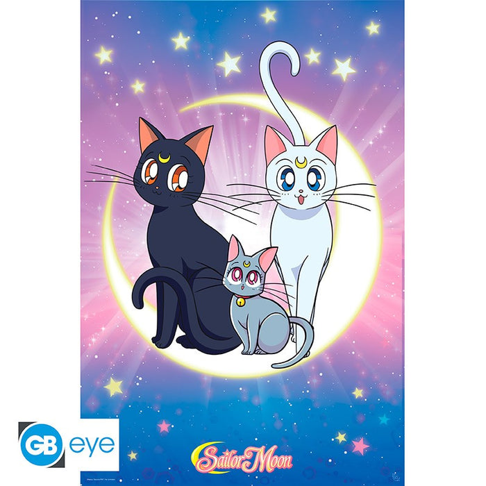 SAILOR MOON - Poster "Luna, Artemis & Diana" (91,5x61)