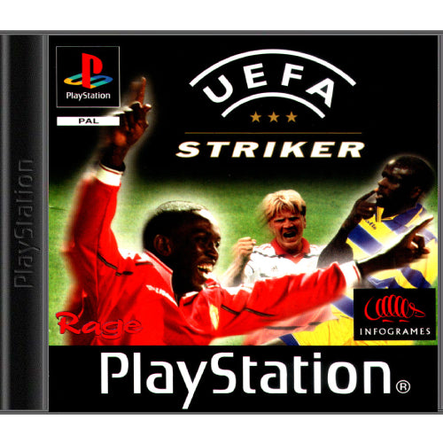 UEFA STRIKER (mit Originalverpackung) (gebraucht) - PS1 (RESTART)
