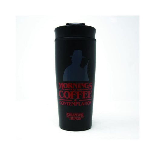 Pyramid Stranger Things - Coffee and Contemplation Metal Travel Mug (MTM25371)-0