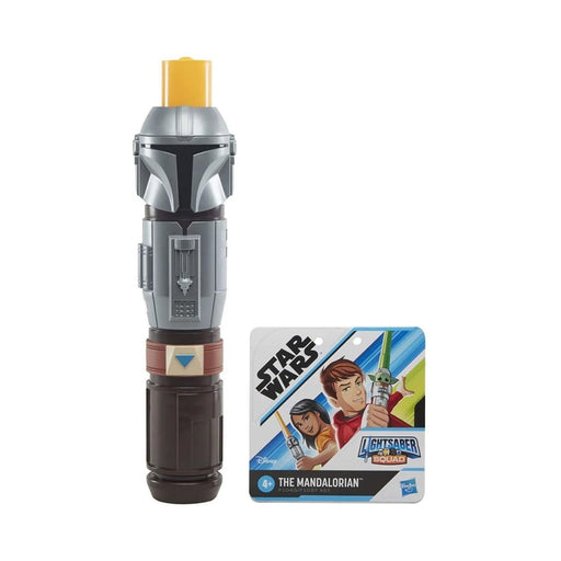 Hasbro Disney Star Wars_ Lightsaber Squad - The Mandalorian Extendable Orange Lightsaber (F1043)-0