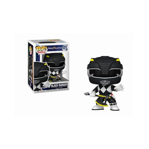 Funko Pop! Television_ Power Rangers - Black Ranger #1371 Vinyl Figure-0