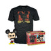 Funko Boxed Pop! &amp; Tees (Adult): Disney - Mickey Mouse (Diamond Collection) (Special Edition) Vinyl Figure &amp; T-Shirt (L)-0