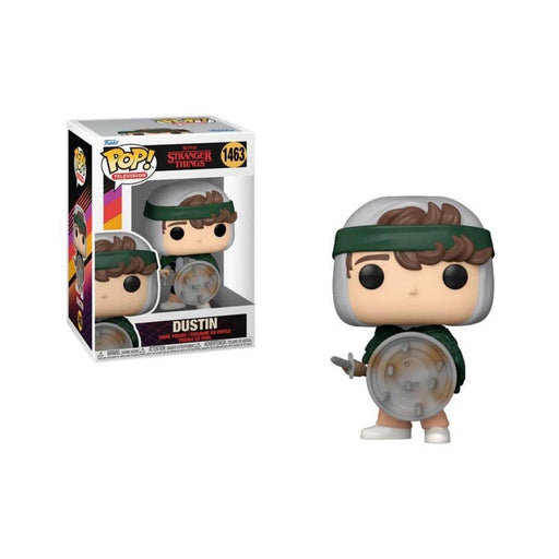Funko Pop! Television_ Stranger Things - Dustin (with Shield)​​ #1463 Vinyl Figure-0