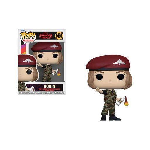 Funko Pop! Television_ Stranger Things - Hunter Robin (with Cocktail) #1461 Vinyl Figure-0