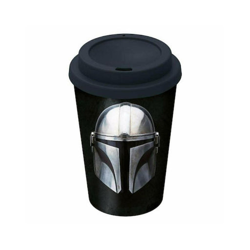 Stor: Disney_ Star Wars The Mandalorian Small Plastic Double-Walled Coffee Tumbler (390ml) (04868)-0