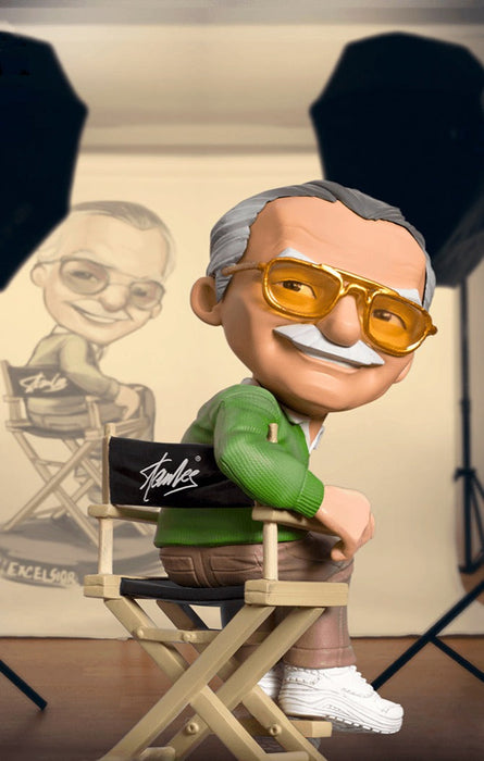 Statua Stan Lee MiniCo Iron Studios: Leggenda Marvel Fumetti Variante Collezionabile