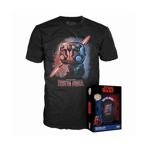 Funko Boxed Tee_ Star Wars EP1 - Darth Maul T-Shirt (M)-0