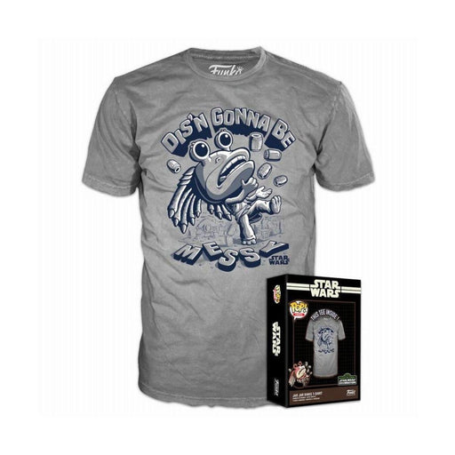 Funko Boxed Tee Disney Star Wars_ The Phantom Menace Anniversary - Jar Jar Bink T-Shirt (L)-0