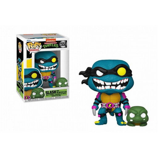 Funko Pop! Television_ Teenage Mutant Ninja Turtles - Slash with Pre-mutated Slash #1558 Vinyl Figure-0