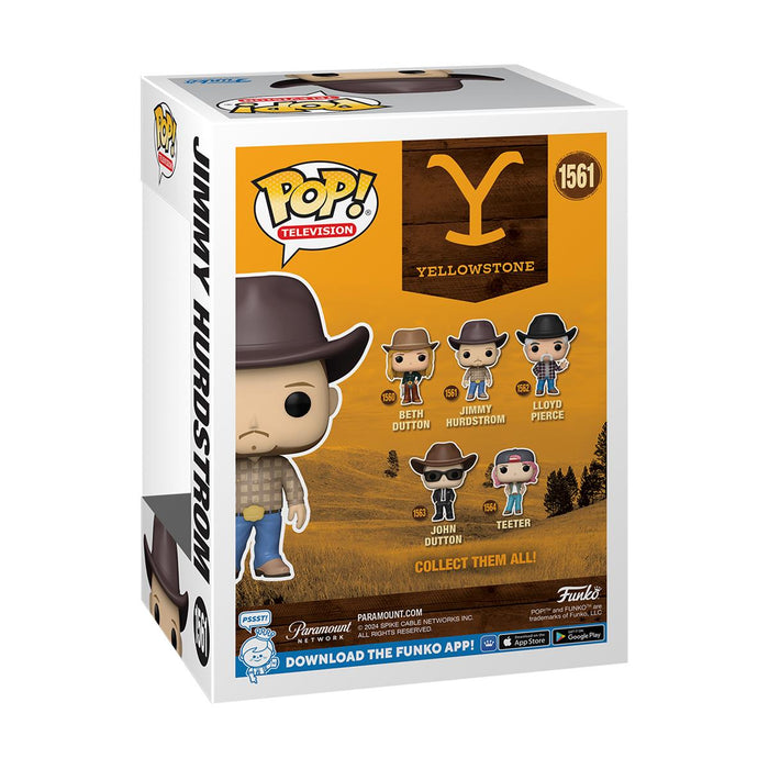 Funko Pop! Television_ Yellowstone - Jimmy Hurdstrom #1561 Vinyl Figure-2