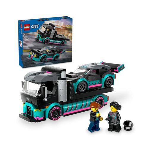LEGO® City_ Race Car and Car Carrier Truck Building Toy (60406)-0