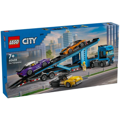 LEGO® City Great Vehicles_ Car Transporter Truck with Sports Cars (60408)-0