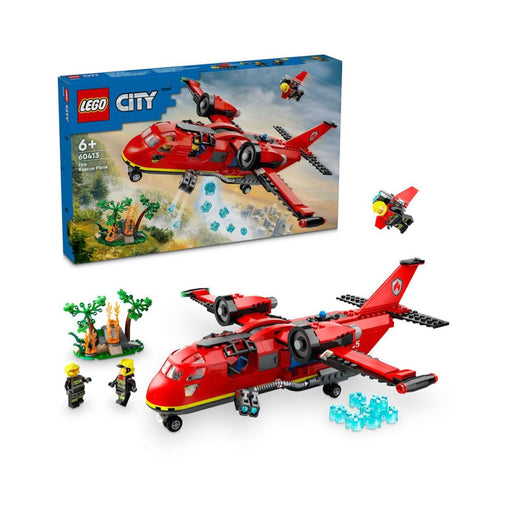LEGO® City_ Fire Rescue Plane Building Toy Set (60413)-0