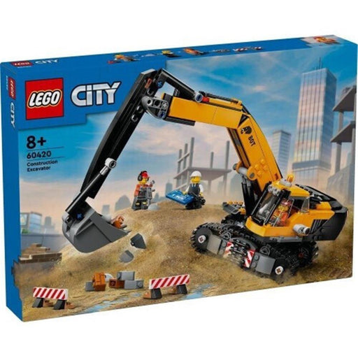 LEGO® City Great Vehicles_ Yellow Construction Excavator (60420)-0