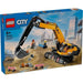 LEGO® City Great Vehicles_ Yellow Construction Excavator (60420)-0