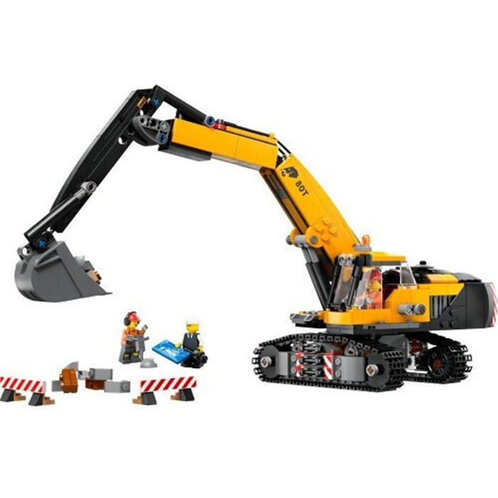 LEGO® City Great Vehicles_ Yellow Construction Excavator (60420)-2