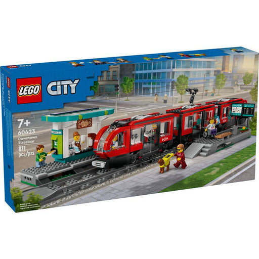 LEGO® City Downtown_ Streetcar and Station (60423)-0