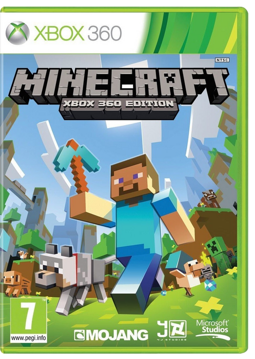 Minecraft cover Xbox 360