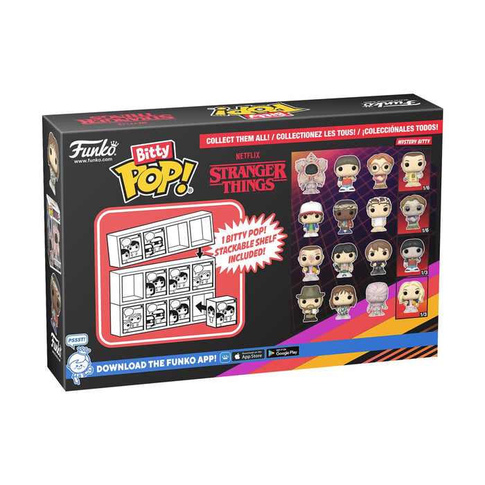 Funko Bitty Pop! 4-Pack: Stranger Things - Eleven with Waffles, Mike, Jonathan, Mystery Pop! Vinyl Figures-1