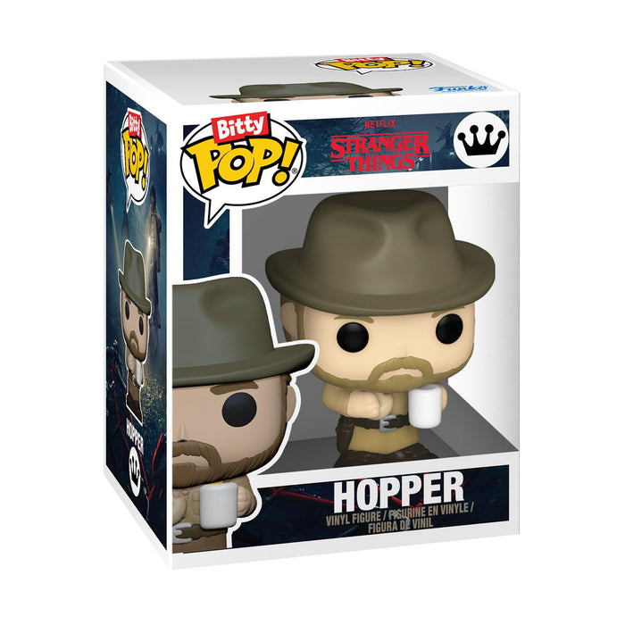 Funko Bitty Pop! 4-Pack: Stranger Things - Hopper, Joyce, Demogorgon, Mystery Pop! Vinyl Figures-1