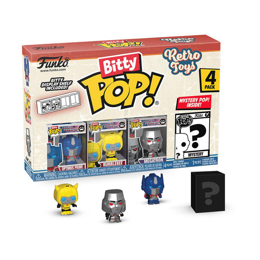 Funko Bitty Pop! 4-Pack: Retro Toys_ Transformers Vinyl Figures-0