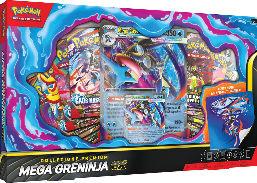 Carte Pokemon Collezione Premium Mega Greninja -EX
