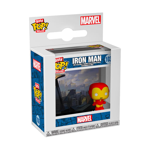 Funko Bitty Pop! Deluxe: Marvel - Iron Man (AvengerTower) #1036 Vinyl Figure-0