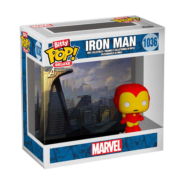 Funko Bitty Pop! Deluxe: Marvel - Iron Man (AvengerTower) #1036 Vinyl Figure-2