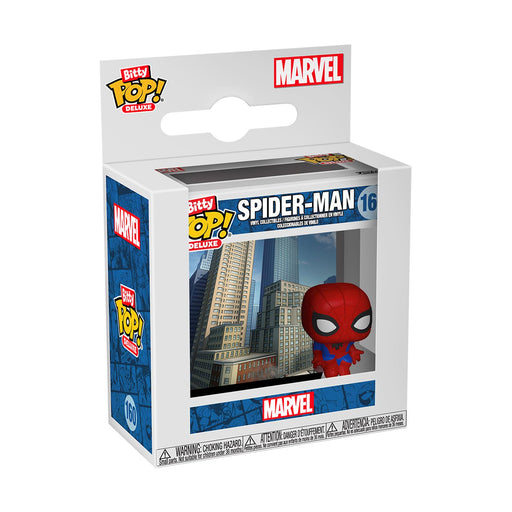Funko Bitty Pop! Deluxe: Marvel Spider-Man(Cityscape) #160 Vinyl Figure-0