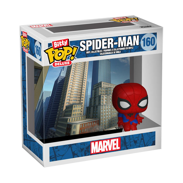 Funko Bitty Pop! Deluxe: Marvel Spider-Man(Cityscape) #160 Vinyl Figure-1